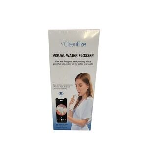 CleanEze Visual Water Flosser HD Images Wireless Connection Rechargeable